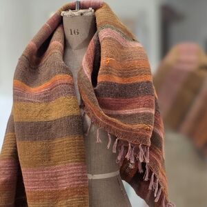 Hand Woven Wool Throw